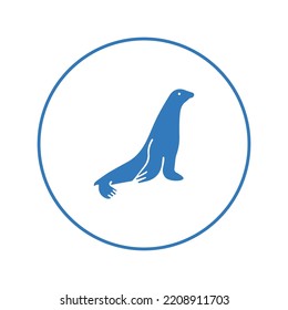 Animal Vector Marine Seal Icon | Circle Version Icon |