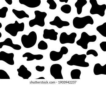 Animal vector print. Cow print pattern.  Zoo pattern. 
