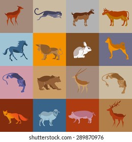 animal vector set