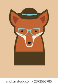 animal vector work (fox) EPS 10