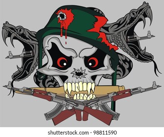 animal war skull
