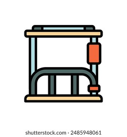 Animal Welfare Cowshed Icon Vector Illustration
