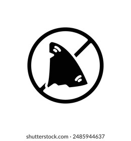 Animal Welfare Fins Filled Icon Vector Illustration