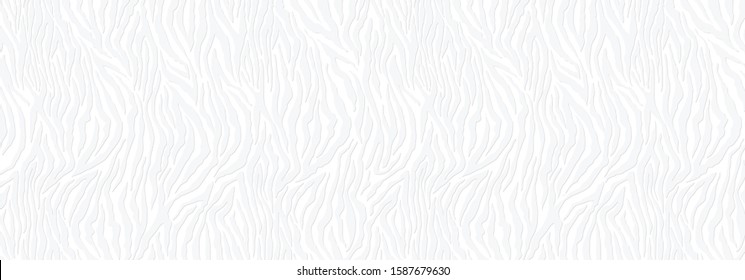 Animal white background pattern - tiger skin texture. Background texture of zebra skin. white organic pattern. Use this texture for your unique design. Wallpaper design