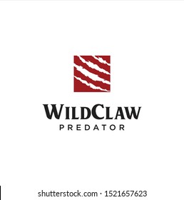 Animal Wild Claw Logo Predator Design Vector Stock