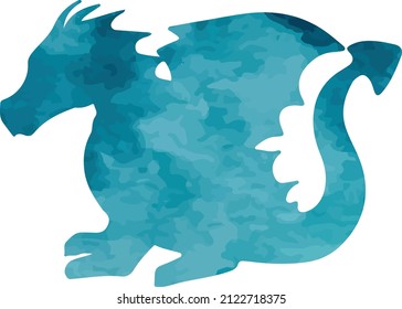 animal wild wolf watercolor  vector