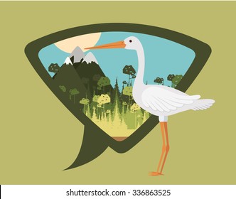 animal wildlife design, vector illustration eps10 graphic 