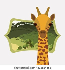 animal wildlife design, vector illustration eps10 graphic 