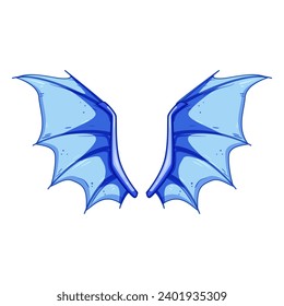 animal wings dragon cartoon. fantasy monster, black bat, symbol legend animal wings dragon sign. isolated symbol vector illustration