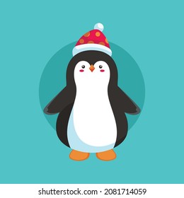 animal winter, penguin vector. eps 10