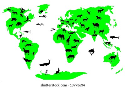 animal world vector file