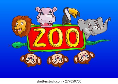 animal zoo vector