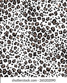 Animalistic Leopard Pattern ,vector illustration background.