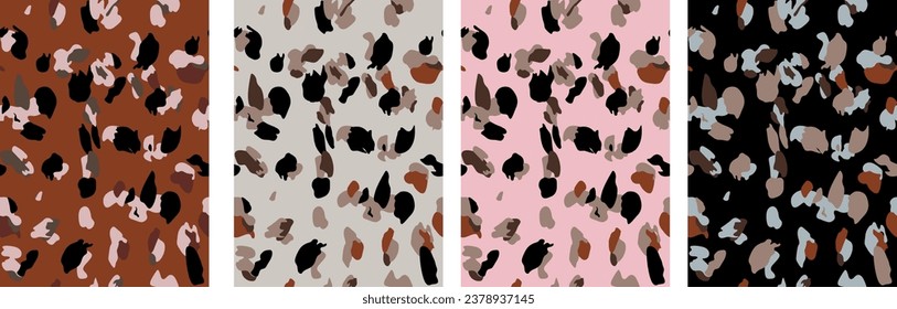 patrones de impresión animalde diseño textura abstracto