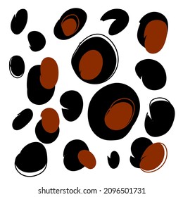 Animals abstract art vector design.