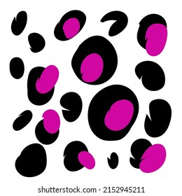 Diseños vectoriales de arte abstracto para animales.