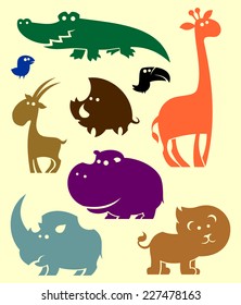 Animals of Africa set.