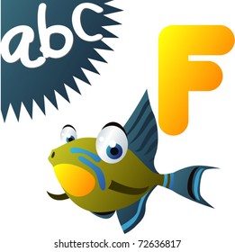 animals alphabet: F is for Fish