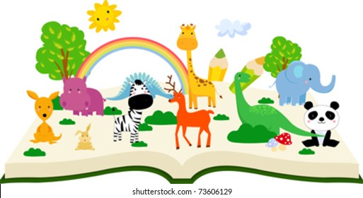 Animals from animal alphabet