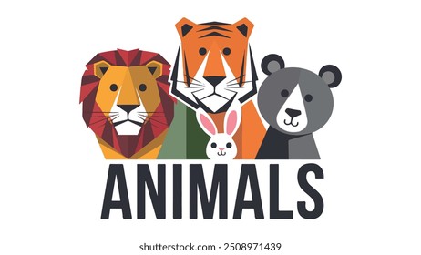 animals, art, background, banner, bear, bird, bunny, cartoon, character, cheerful, clip, cute, decor, decoration, design, flat, forest, fox, funny, group, hedgehog, icon, illustration, isolated