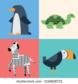 animals basic forms style icons