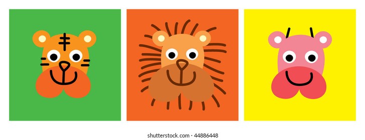 animals card set