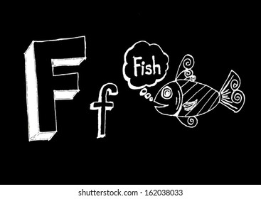 animals cartoon text font by Hand drawing vector letters 