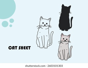 a animals cat penguin design