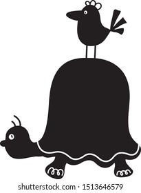 Animals chalkboard silhouette. For the baby room, nursery room, bedroom, playground. Graphic design lifestyle, vector for print, banner, design, poster, interior, wall decals, sticker.