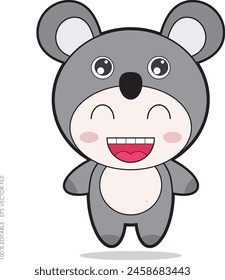 animals character with koala vector