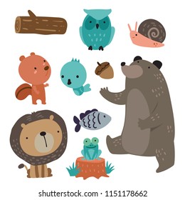 animals character vector design