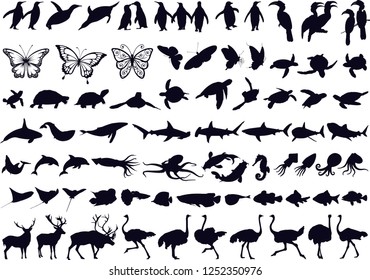 Animals Collection Silhouette