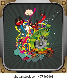 animals color vector illustration