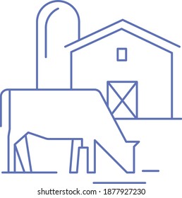 Animals colorful line vector icons
