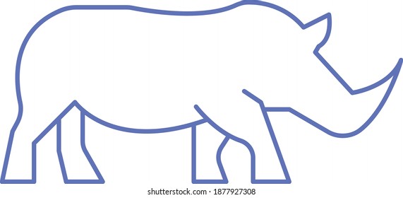 Animals colorful line vector icons