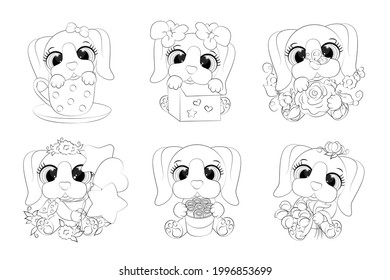 cute eyed animal coloring pages