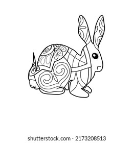 Animals coloring page for kids and adults