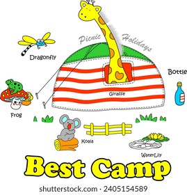 animals come to the best camp