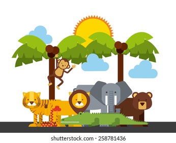 animals cute design, vector illustration eps10 graphic 