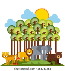 animals cute design, vector illustration eps10 graphic 
