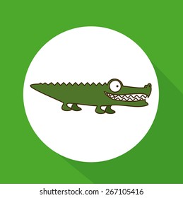 Animals design over green background, vector illustration