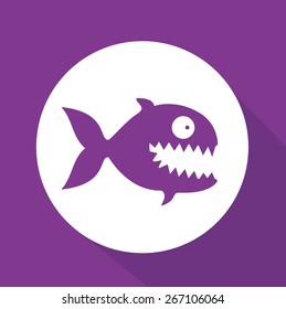 Animals design over purple background, vector illustration