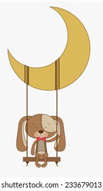 Animals design over white background, vector illustration.
