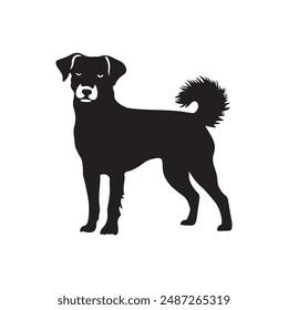 Animales perro diseño Arte vectorial.