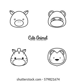 Animals Drawing Face