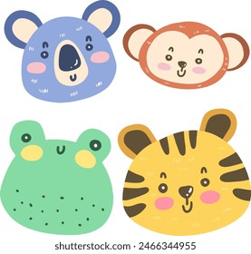 animals element design for templates.