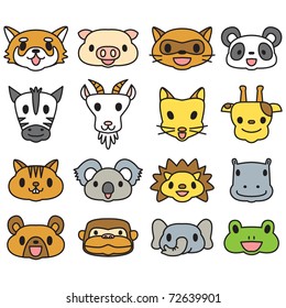 Animal's face