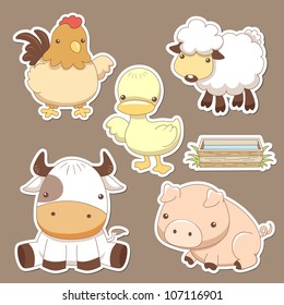 Animals farm set