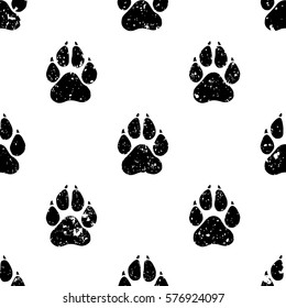 Animal's footprint pattern