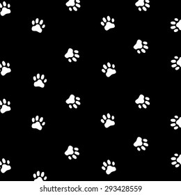 Animals footprints background great for any use. Vector EPS10.